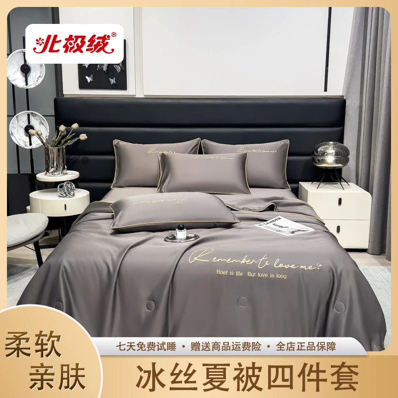 bejirog/北极绒2025新款夏被四件套夏季薄被子春秋被芯-一生所爱