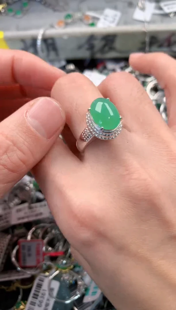 未镶嵌戒指翡翠5                            9