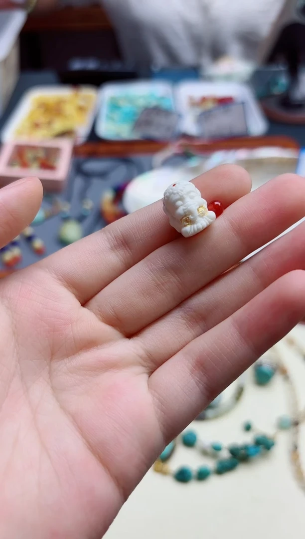 玛瑙/玉髓配饰未镶嵌玛瑙象神配饰*1 XD