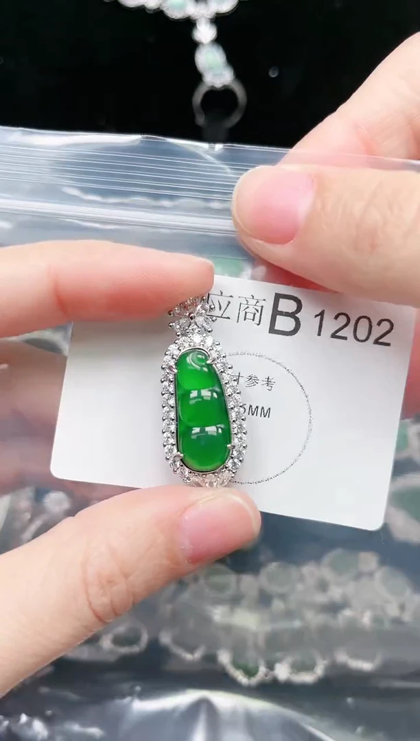 【闪购商品】翡翠颈饰未镶嵌1202赠皮绳