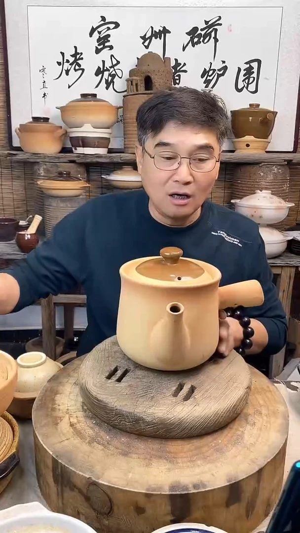 土陶复古色新款养生壶烧水壶3升