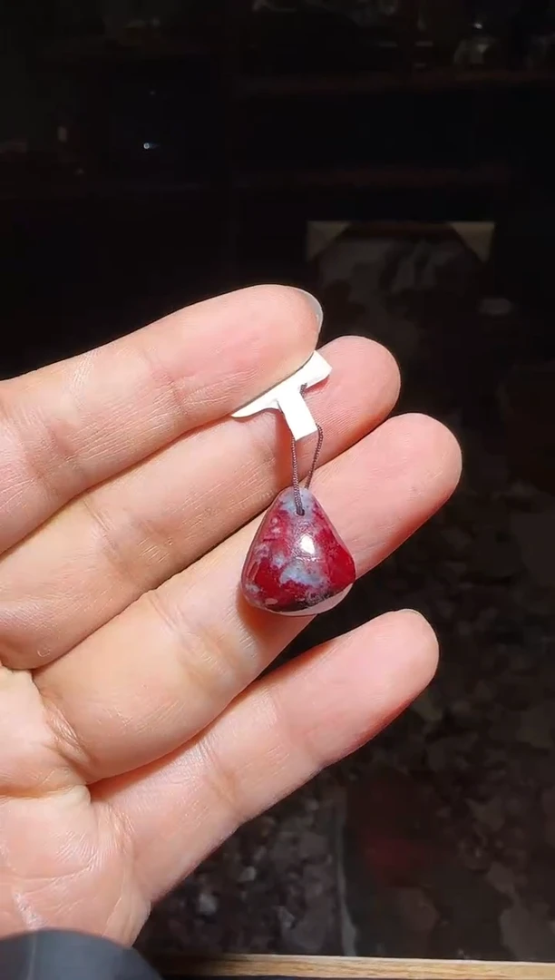 天然辰砂朱砂吊坠22