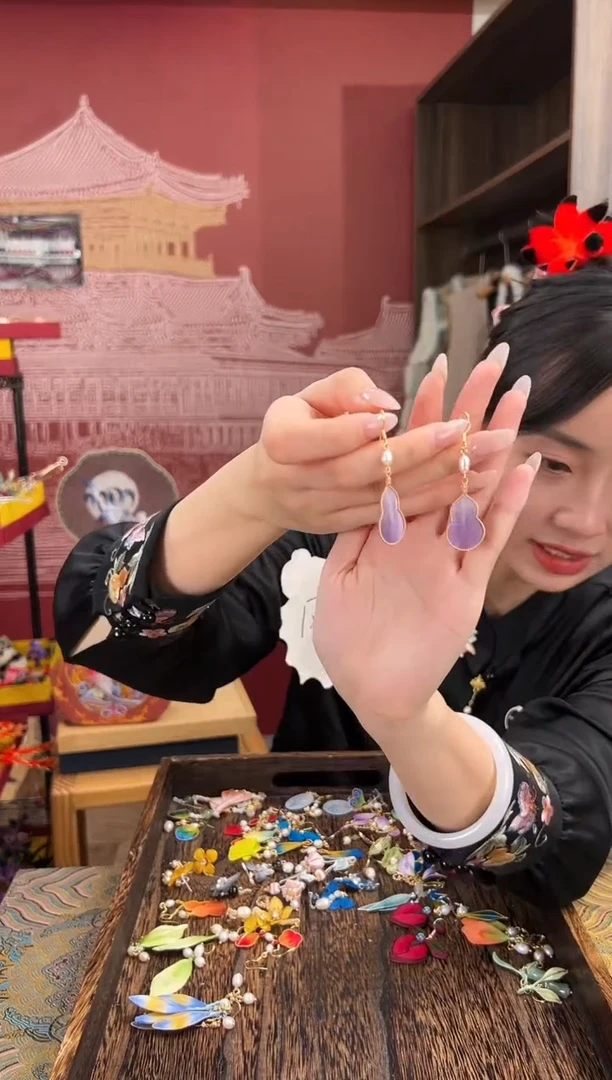 【闪购商品】刺绣苏绣世家非遗手工（耳环）