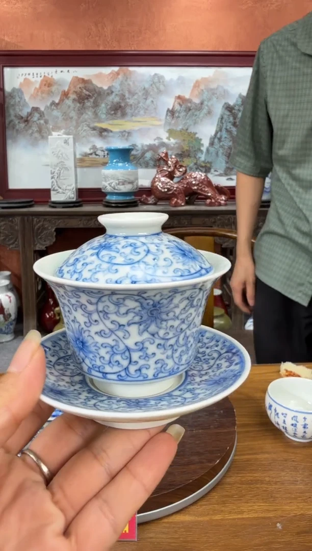 吴义松陶盟手工手绘陶瓷编码：4666