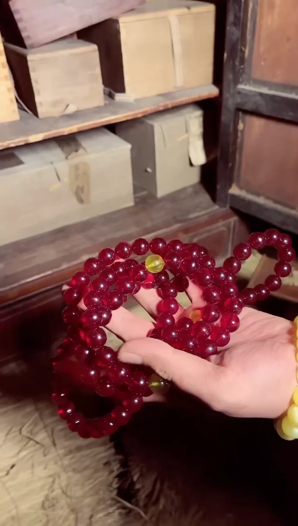 【闪购商品】血珀颈饰未镶嵌安哥精品精选链接241111