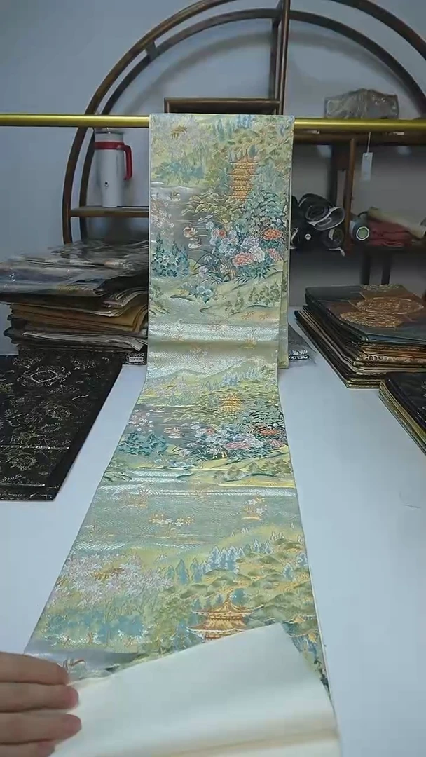 织绣13西阵织六通风景