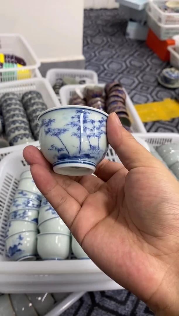 陶瓷景德陶瓷茶具容量约55