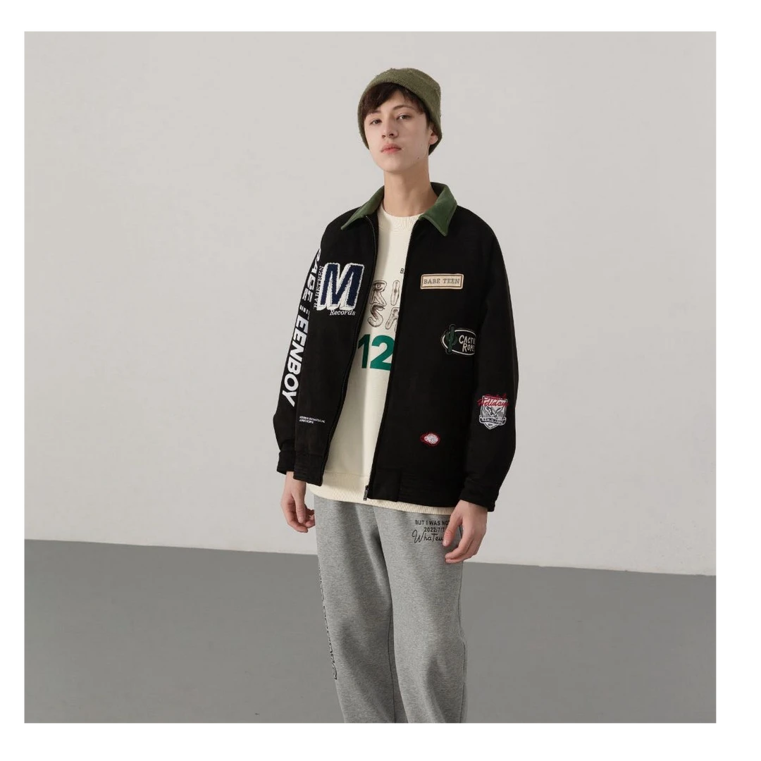 52025高端专享老林家天花板冬季夹棉外套黑色