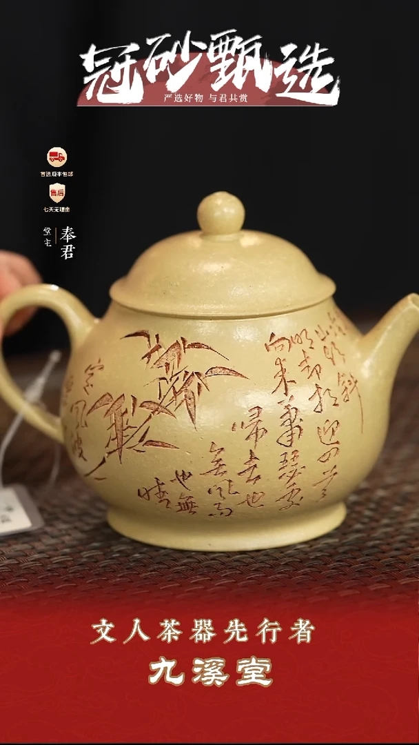 茶壶紫砂九溪堂壶178