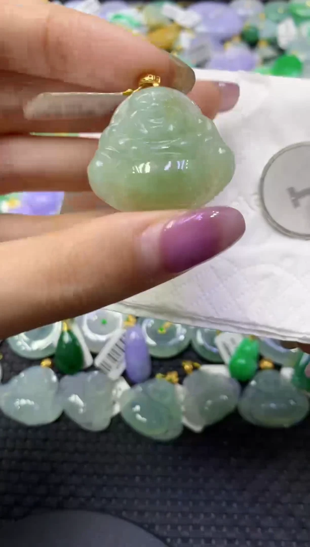 颈饰未镶嵌翡翠天然缅甸翡翠A货