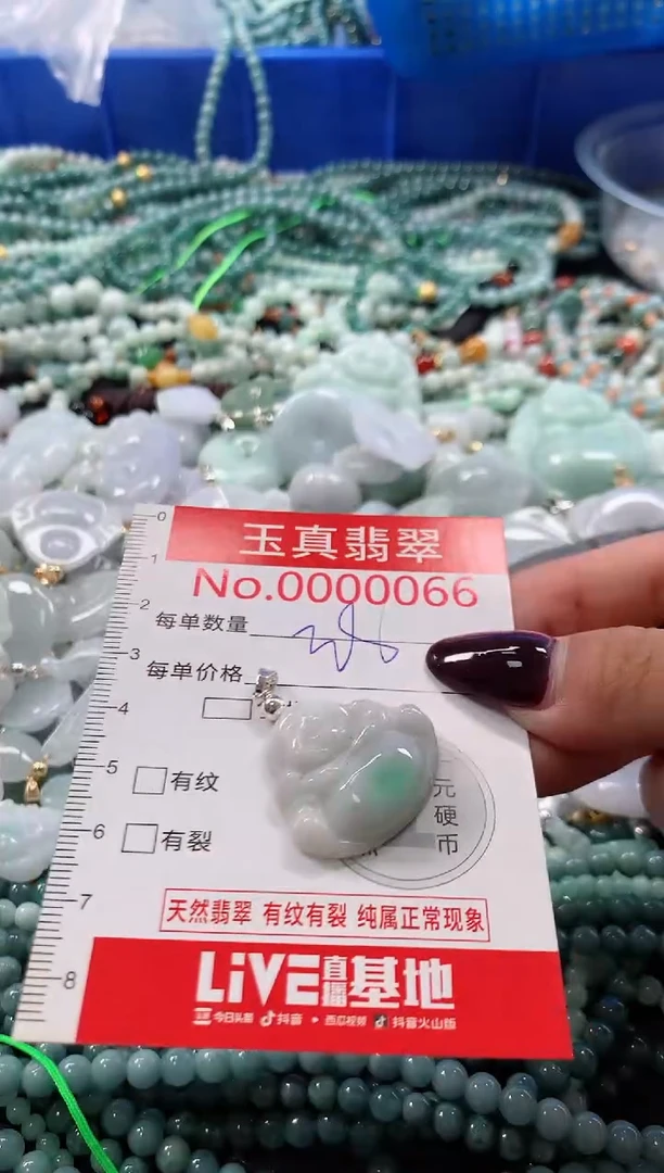 吊坠(不含链)未镶嵌翡翠0066