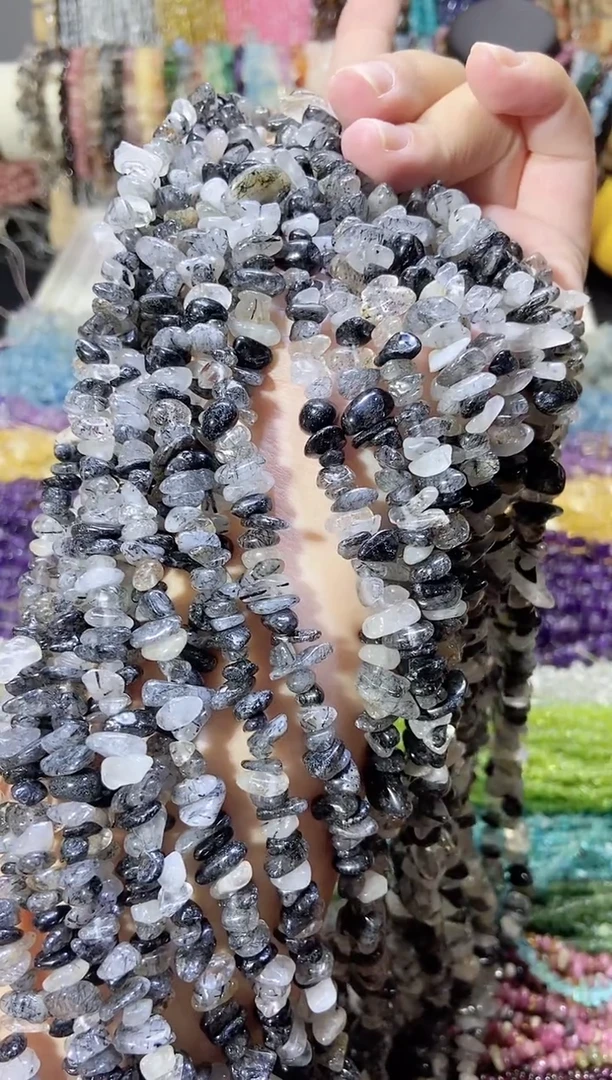 未镶嵌珠宝半成品水晶黑发晶