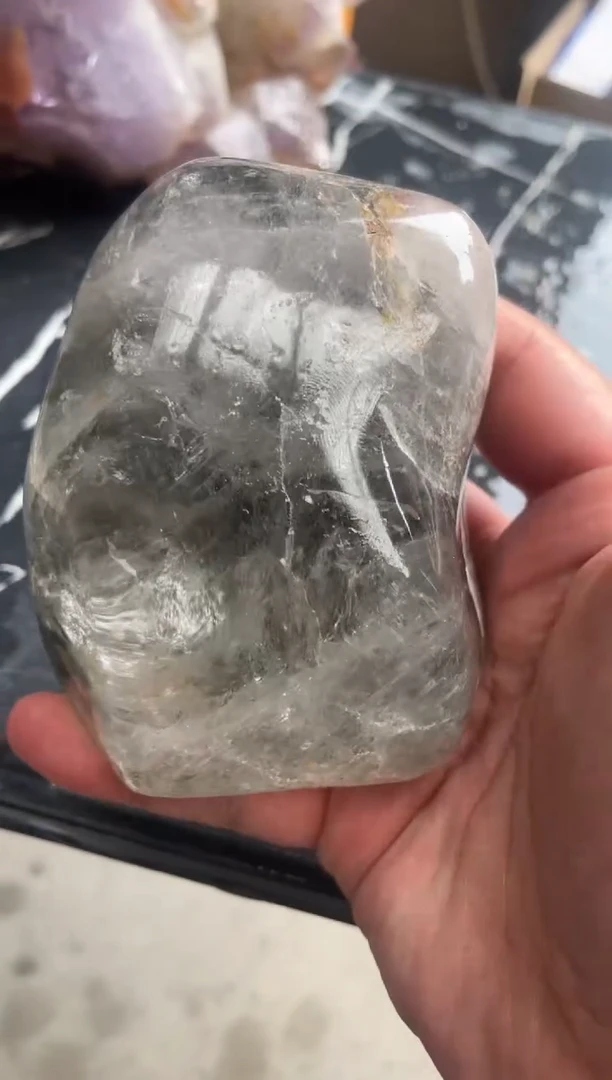 【闪购商品】水晶原石未镶嵌天然绿幽灵原石拍2单99发1