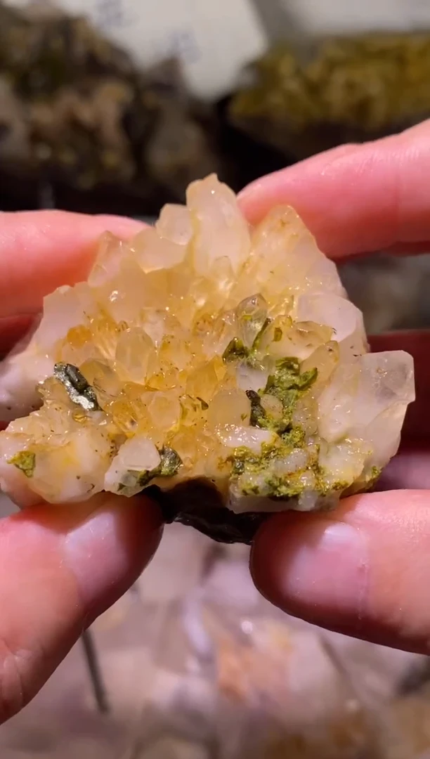 未镶嵌珠宝半成品水晶50号97g莫奈四川美姑超七花园水晶