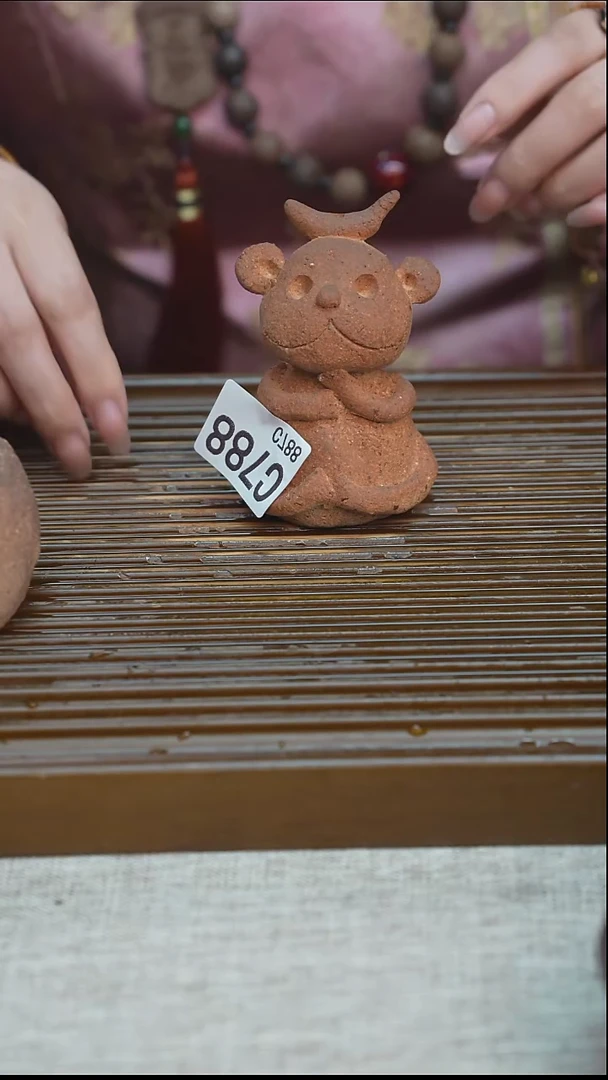 纯手工粗陶茶具每一只不一样