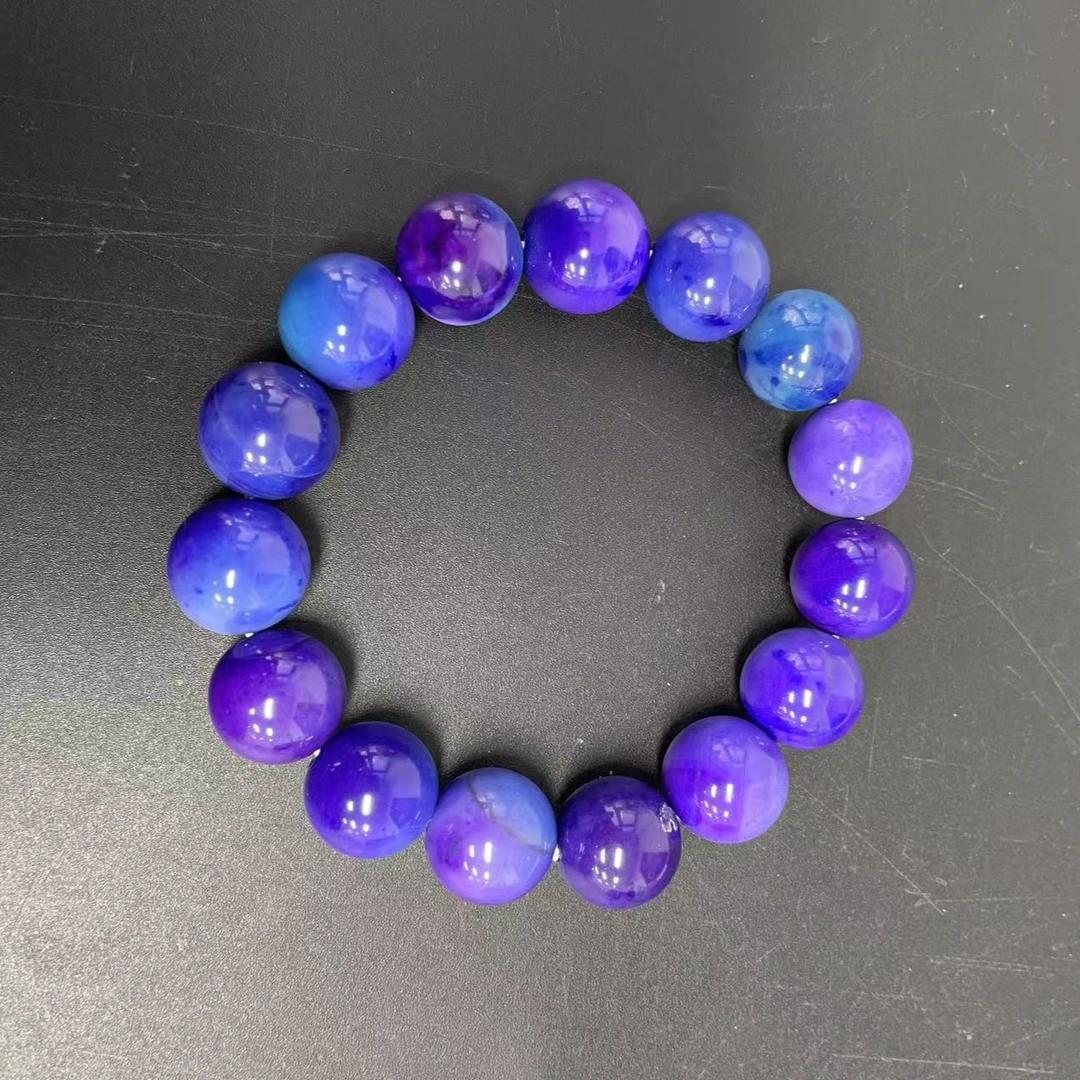 【小杰推荐】星空蓝紫双生圆珠手链（多样性发其一）10544