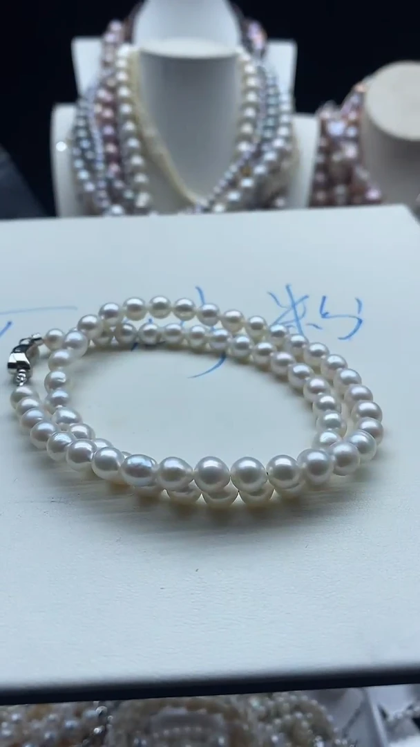 【闪购商品】淡水珍珠吊坠(不含链)银S925镶嵌1