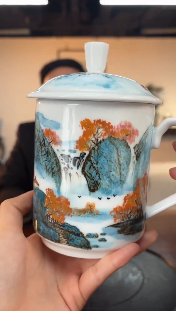 【闪购商品】杯子B15【人间瓷画】《罗时云》