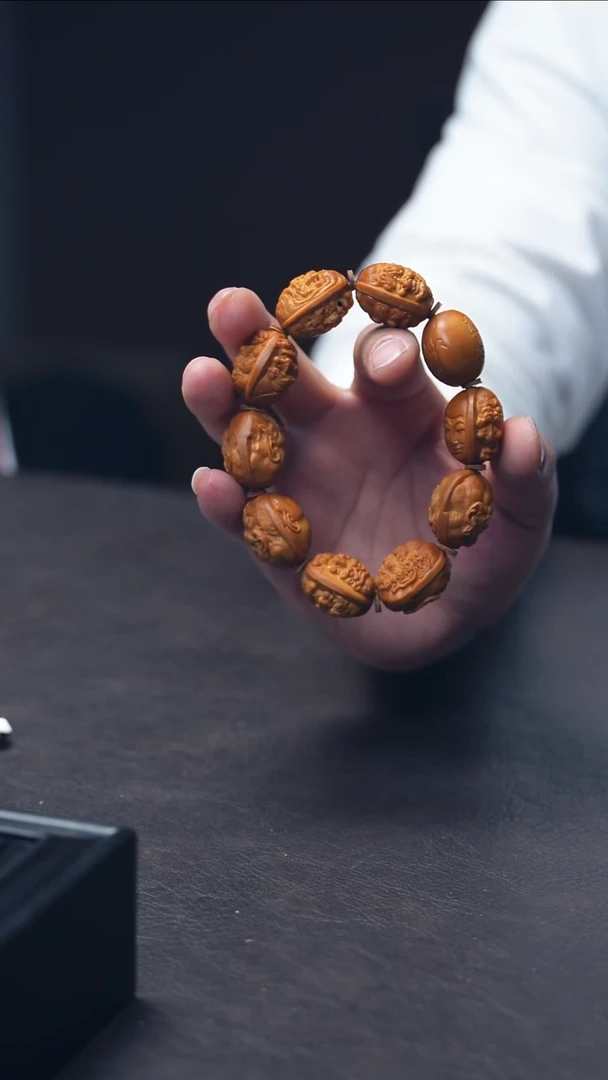 手串/手链橄榄核浮雕【】十八罗汉