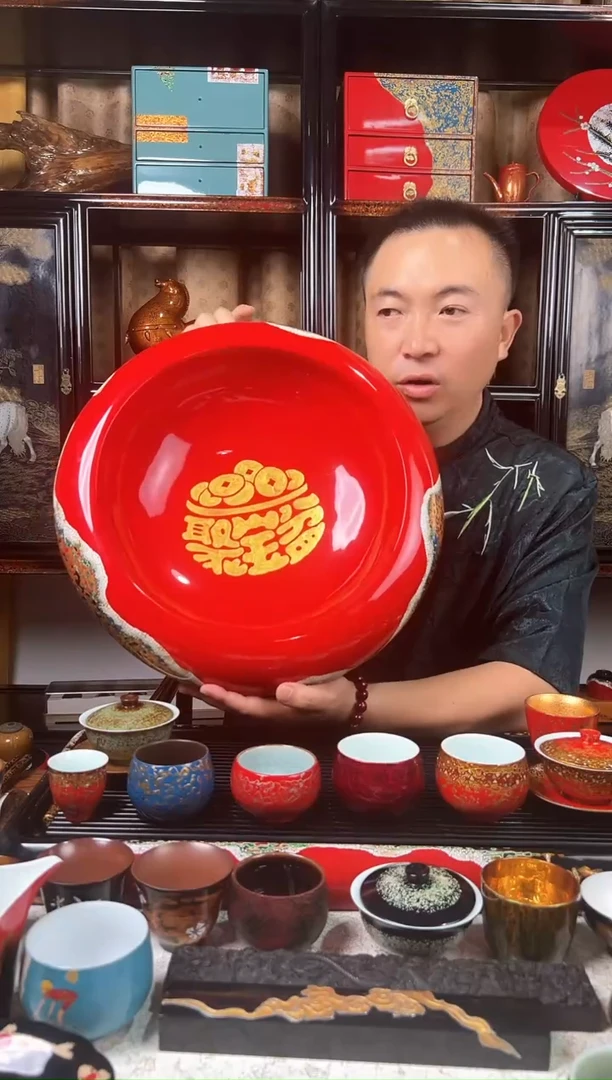 科*非遗太古大漆聚宝盆