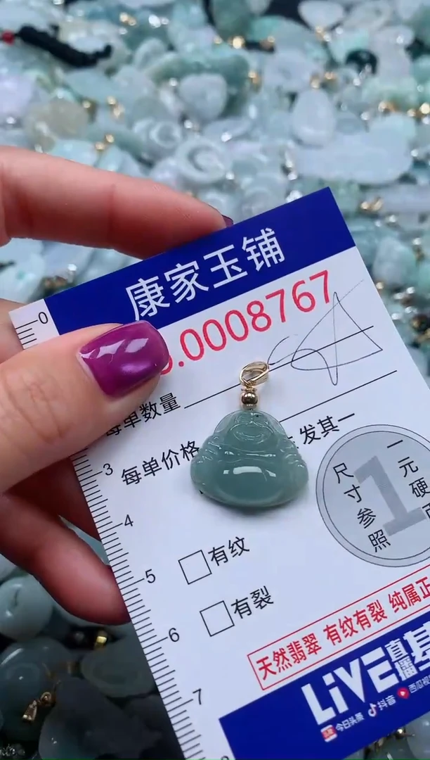 颈饰未镶嵌翡翠8767