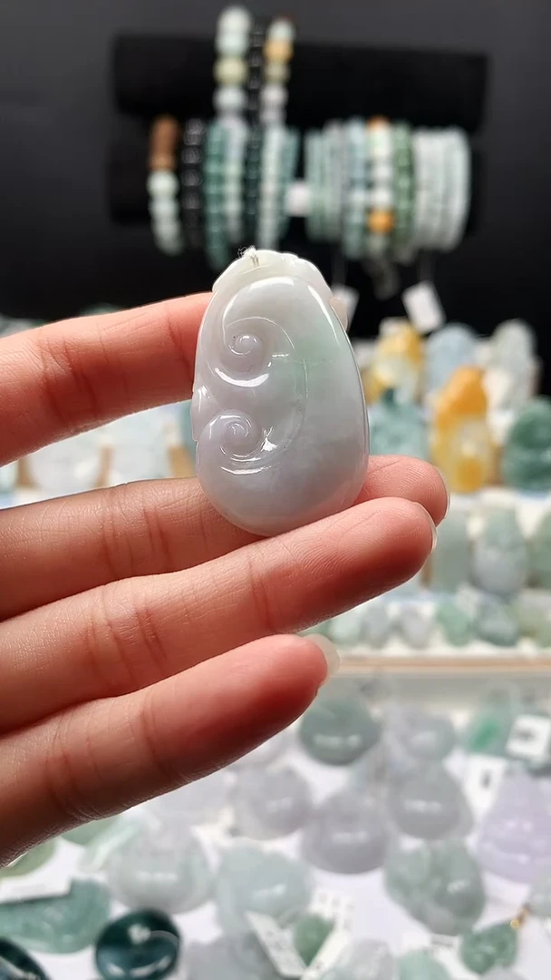 吊坠(不含链)未镶嵌翡翠97如意