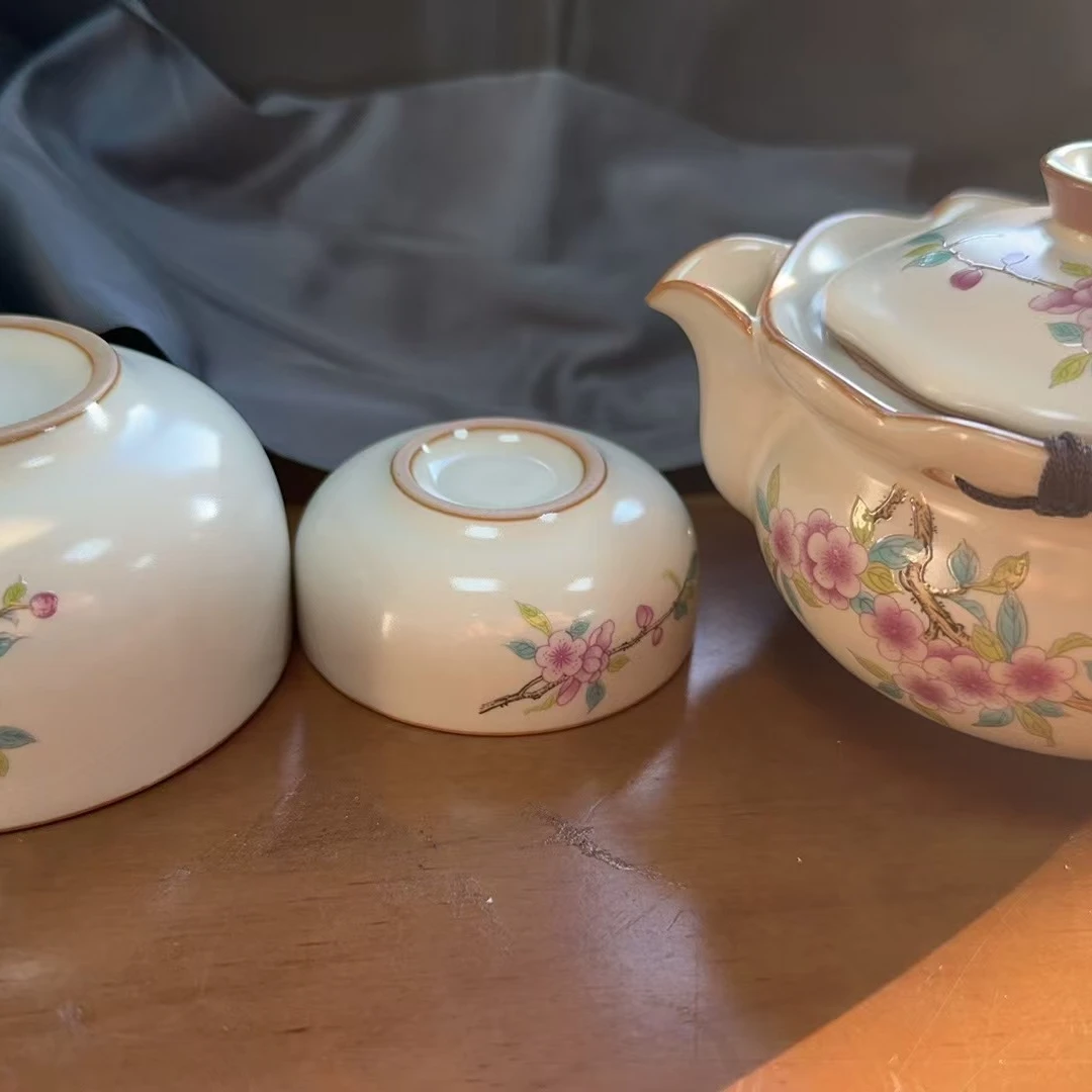 YS448-桃花旅行茶具