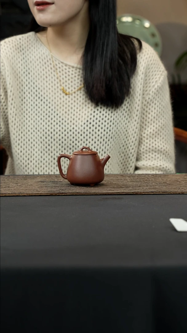 【闪购商品】紫砂茶壶底槽清高石瓢150cc