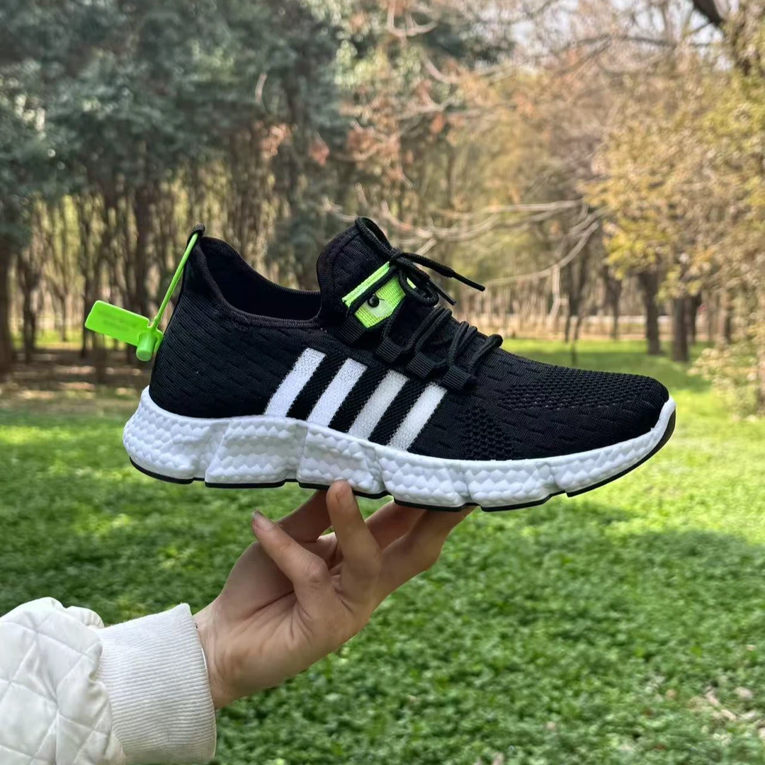 男鞋低帮圆头透气轻质潮鞋时尚防滑运动鞋时尚休闲鞋夏季软底跑鞋