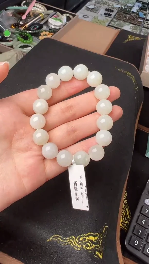 手串未镶嵌和田玉多样性拍一发一