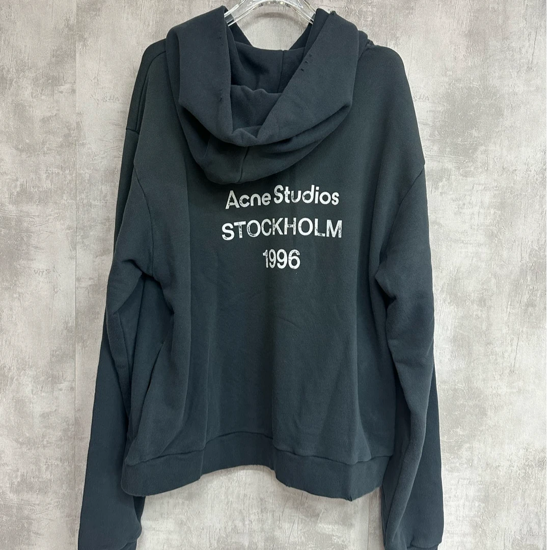 120 Acne Studios 1996黑色连帽卫衣 S-XL码 全新