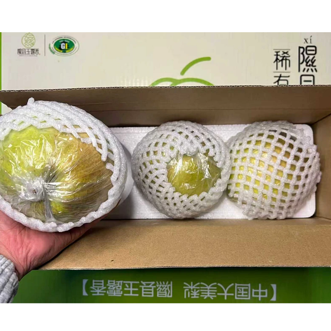 正宗山西隰县玉露香梨（精选3颗果王装）尝鲜装皮薄肉厚汁水充足