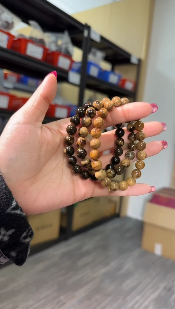 【闪购商品】琥珀手链未镶嵌老油根9mm手串（多样性发其一件）