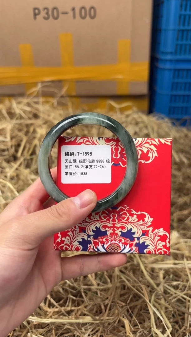 未镶嵌手镯石英质玉T-1598