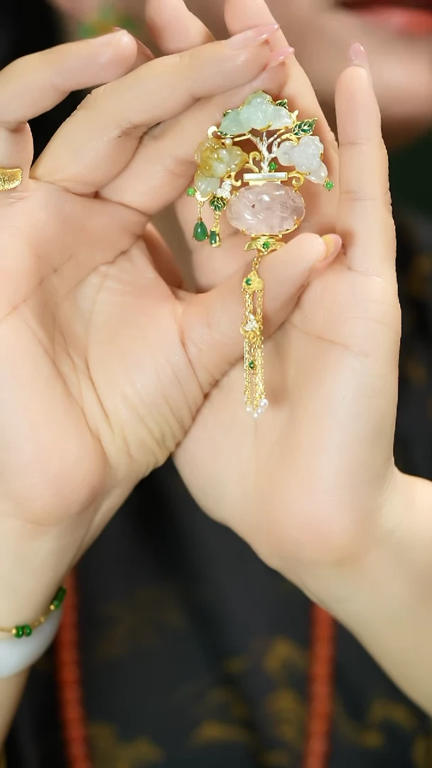 【闪购商品】水晶胸针银S925镶嵌支持48小时鉴赏