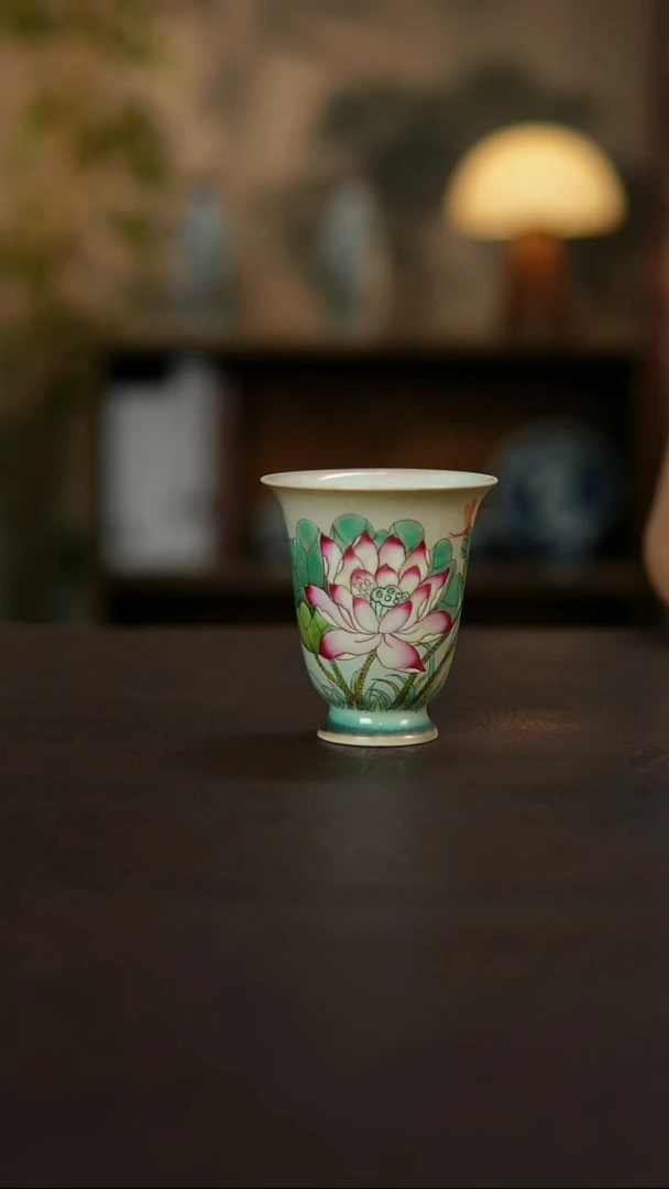 景德镇陶瓷杯碗柴烧多人