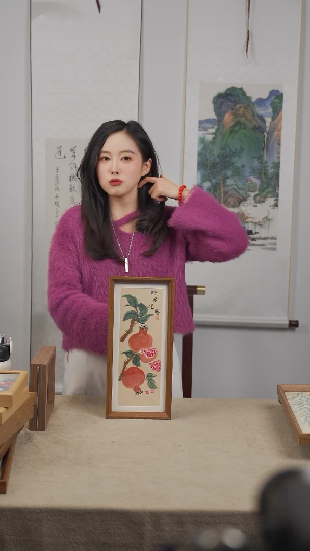【闪购商品】国画15*35手绘国画多样性 时来运转