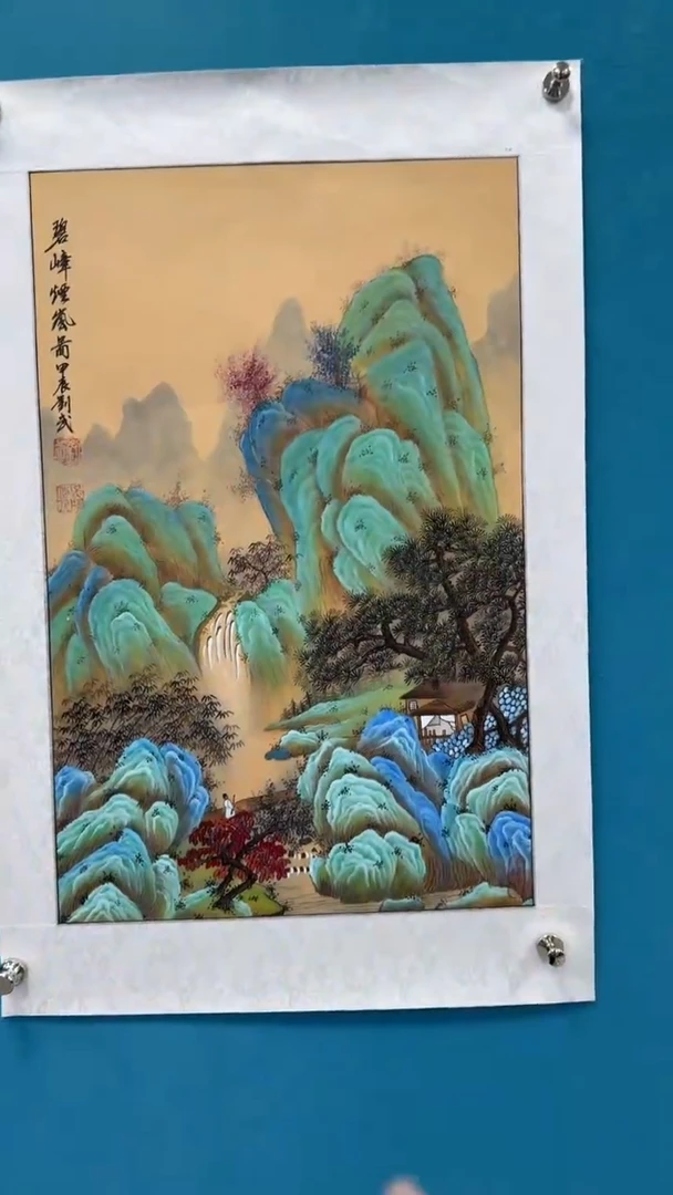 国画启辰艺术刘武手绘-国画5