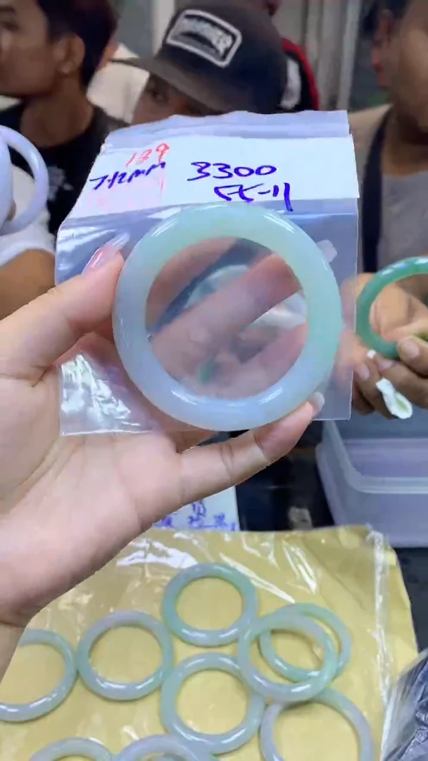 定制翡翠未镶嵌139手镯55+3300元+拍一发一