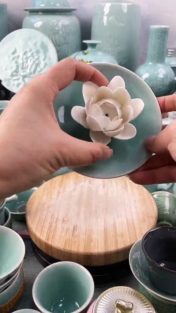 【闪购商品】特价 微瑕 慧仙青瓷