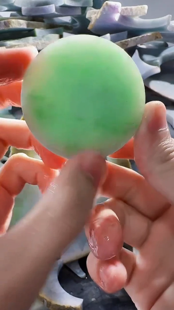 裸石翡翠缅甸翡翠A货文446