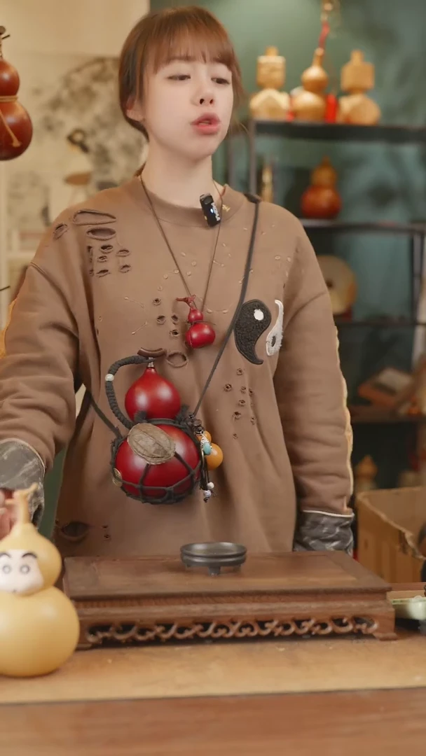 【闪购商品】351号精品天然大漆工艺防渗内胆酒葫芦~