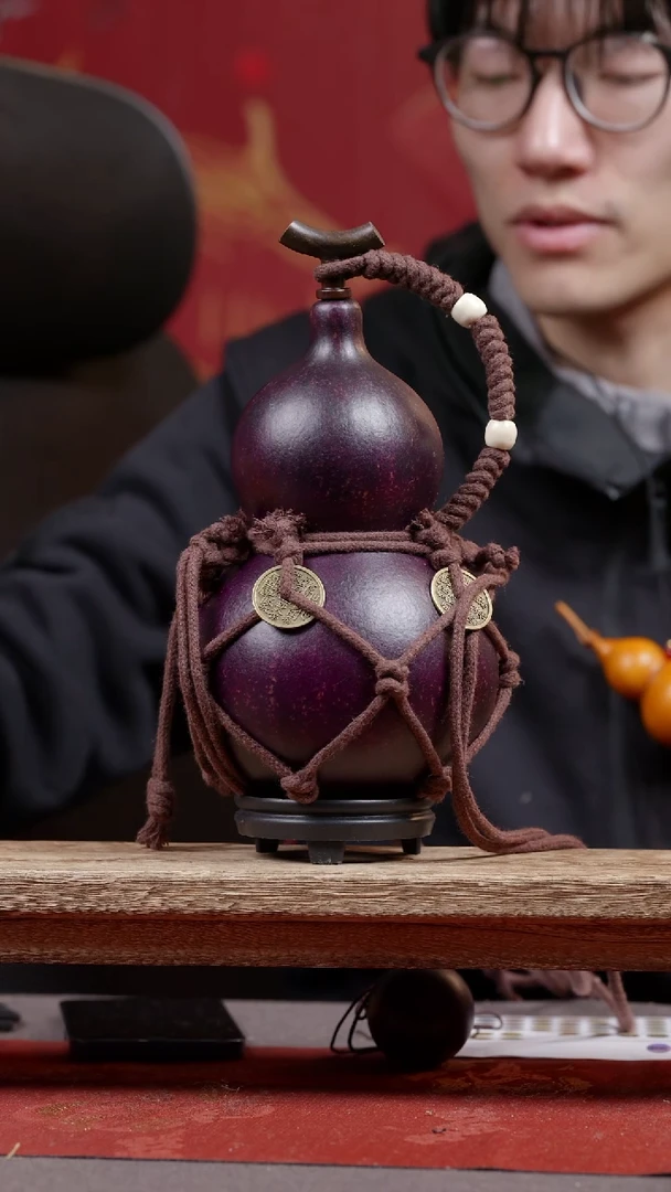 956号大漆精品葫芦一物一拍700ml