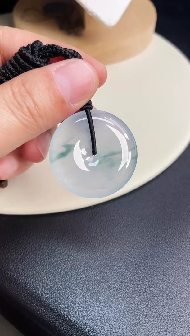 颈饰未镶嵌翡翠【60】平安扣 尺寸 34.4   6mm