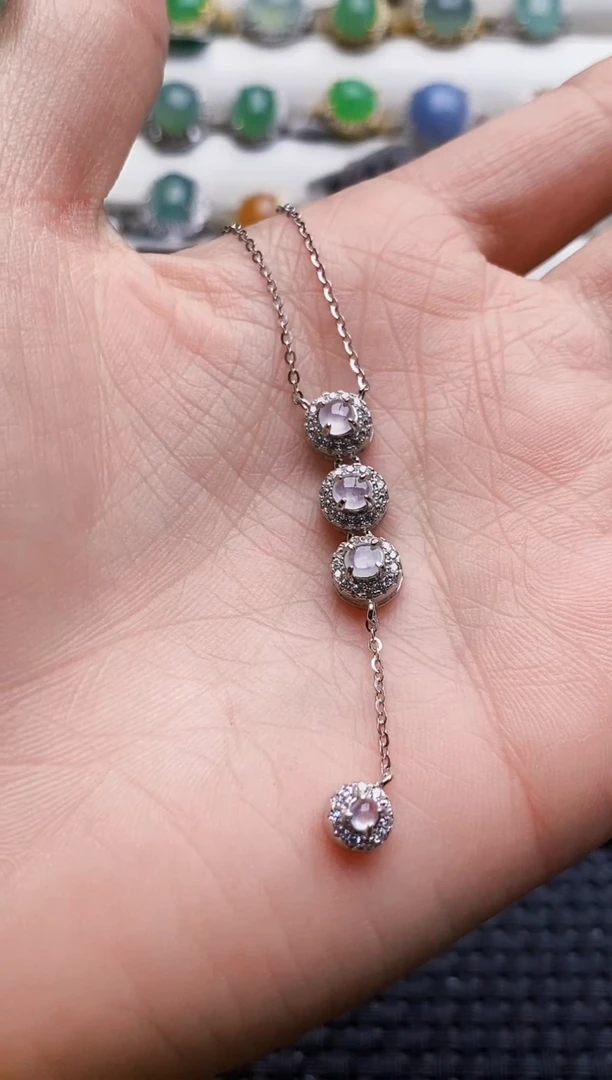 银S925镶嵌戒指翡翠0313