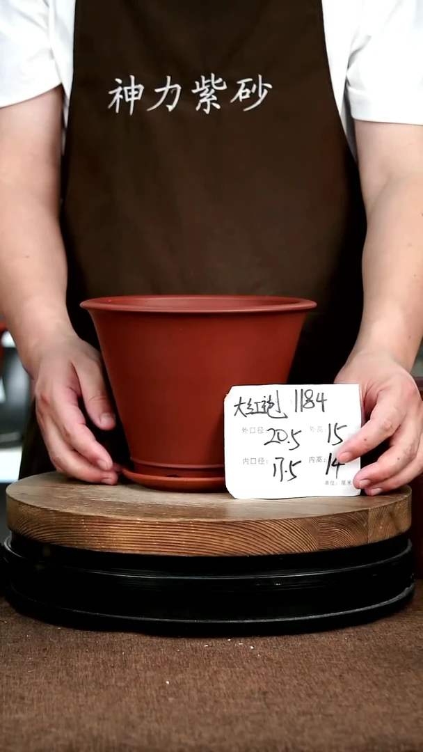 紫砂花盆花卉园艺1184+Z