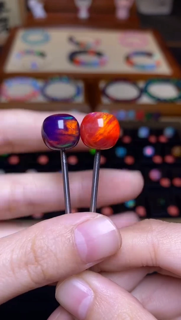 【闪购商品】树脂制品11*12mm人工欧泊老型29