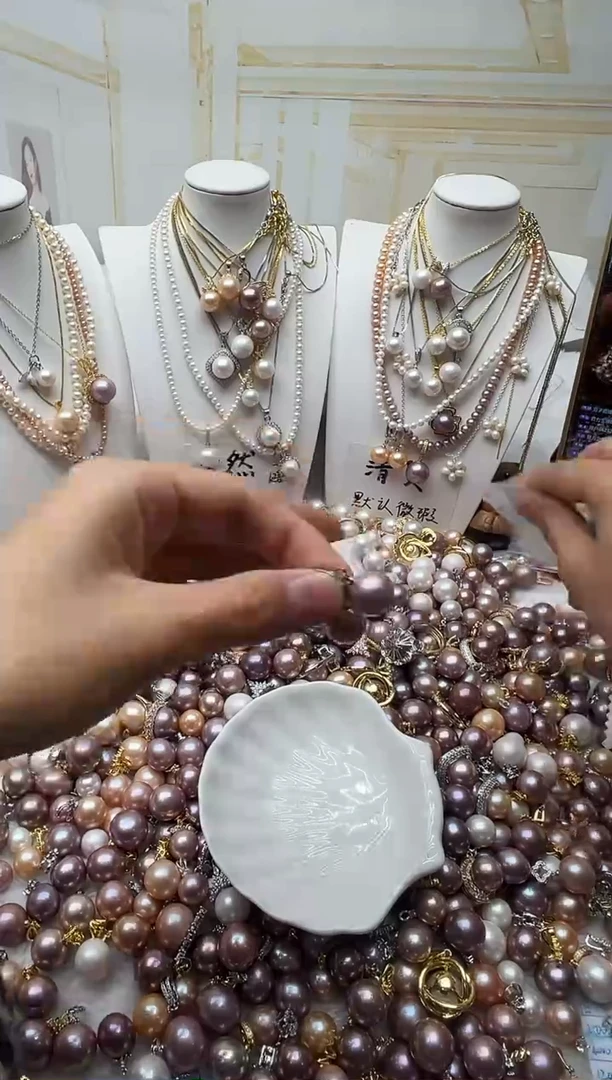 颈饰未镶嵌淡水珍珠374