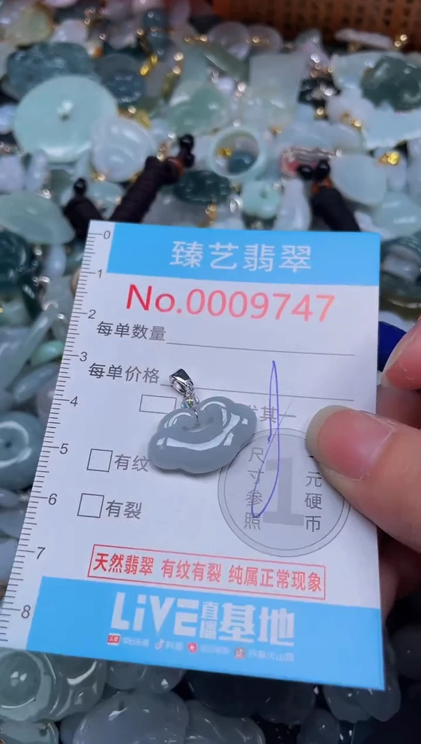 吊坠(不含链)未镶嵌翡翠9747