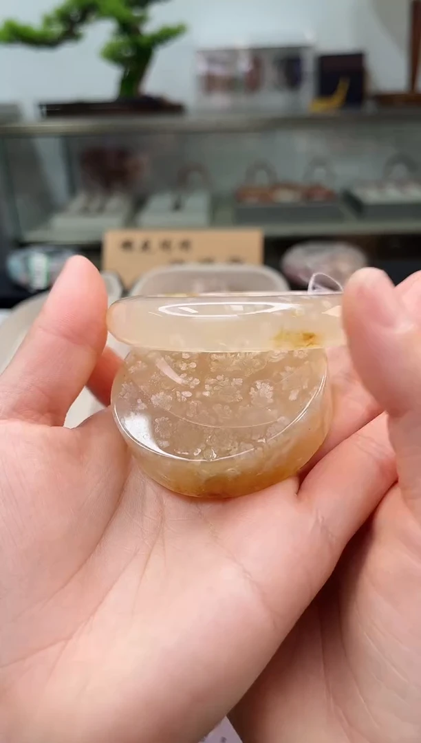 未镶嵌手镯石英质玉58圈口（赠品镯心）3696282